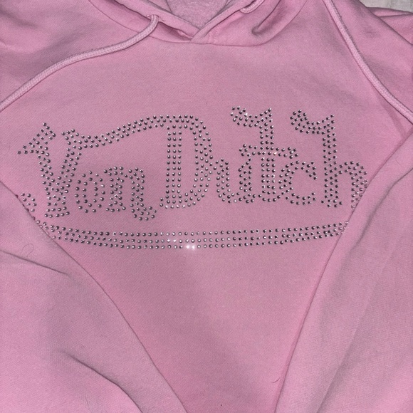 Von Dutch Light Pink Sweatshirt - Picture 2 of 3
